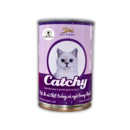 Pate Mèo Catchy - Vị Thịt Đỏ và Thịt Trắng Cá Ngừ - 400g