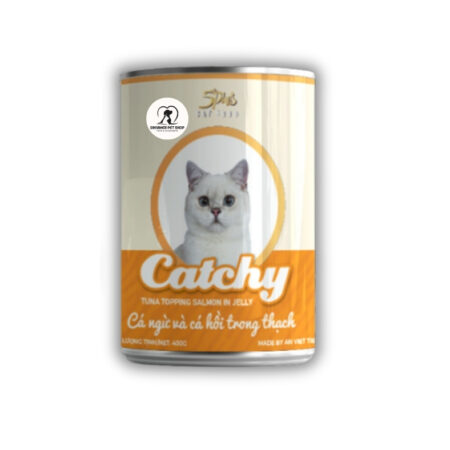 Pate Mèo Catchy - Vị Cá Ngừ Và Cá Hồi - 400g