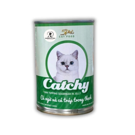 Pate Mèo Catchy - Vị Cá Ngừ Và Cá Tráp - 400g