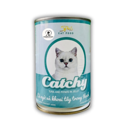Pate Mèo Catchy - Vị Cá Ngừ Khoai Tây - 400g