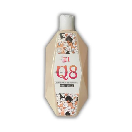 Sữa tắm cho chó mèo Q8 hương nước hoa pháp 200ml