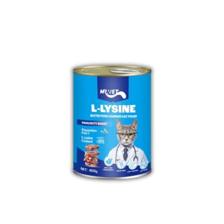 Lon Pate Mr.Vet Cho Mèo Trưởng Thành L-Lysine 400g