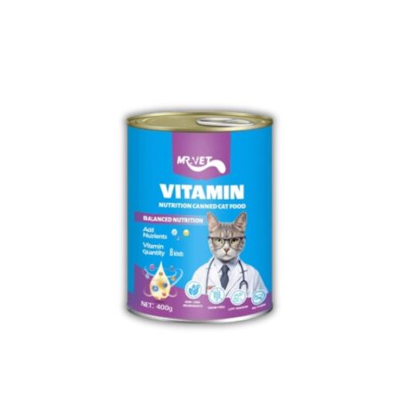 Lon Pate Mr.Vet Cho Mèo Trưởng Thành Vitamin 400g