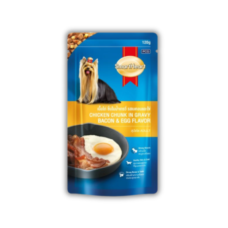 Gói Pate cho Chó Trưởng Thành Smartheart - vị Trứng & Thịt Heo 120g