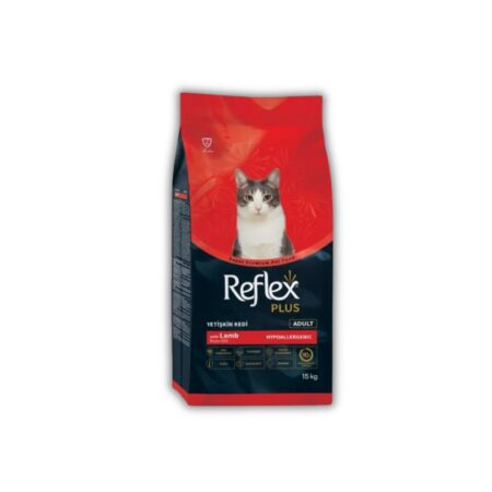 Hạt Cho Mèo Trưởng Thành Reflex Plus - Vị Thịt Cừu 1.5kg