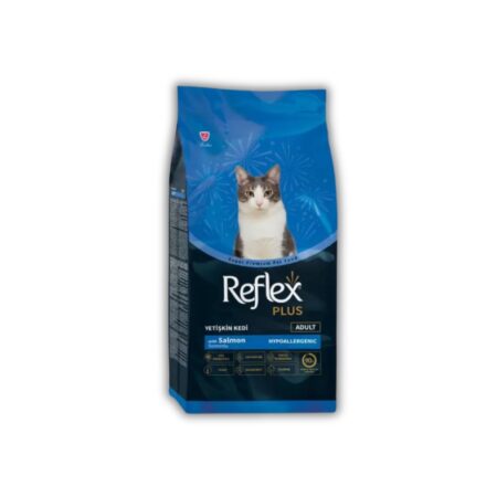 Hạt Cho Mèo Trưởng Thành Reflex Plus - Vị Cá Hồi 1.5kg