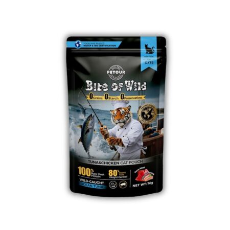Gói Pate Bite Of Wild Sữa - Cá Ngừ và Gà 70g